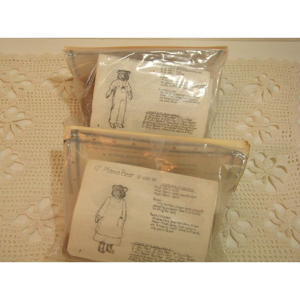 Mama and Papa Bear Dolls Craft Kits - Picture 2 of 5